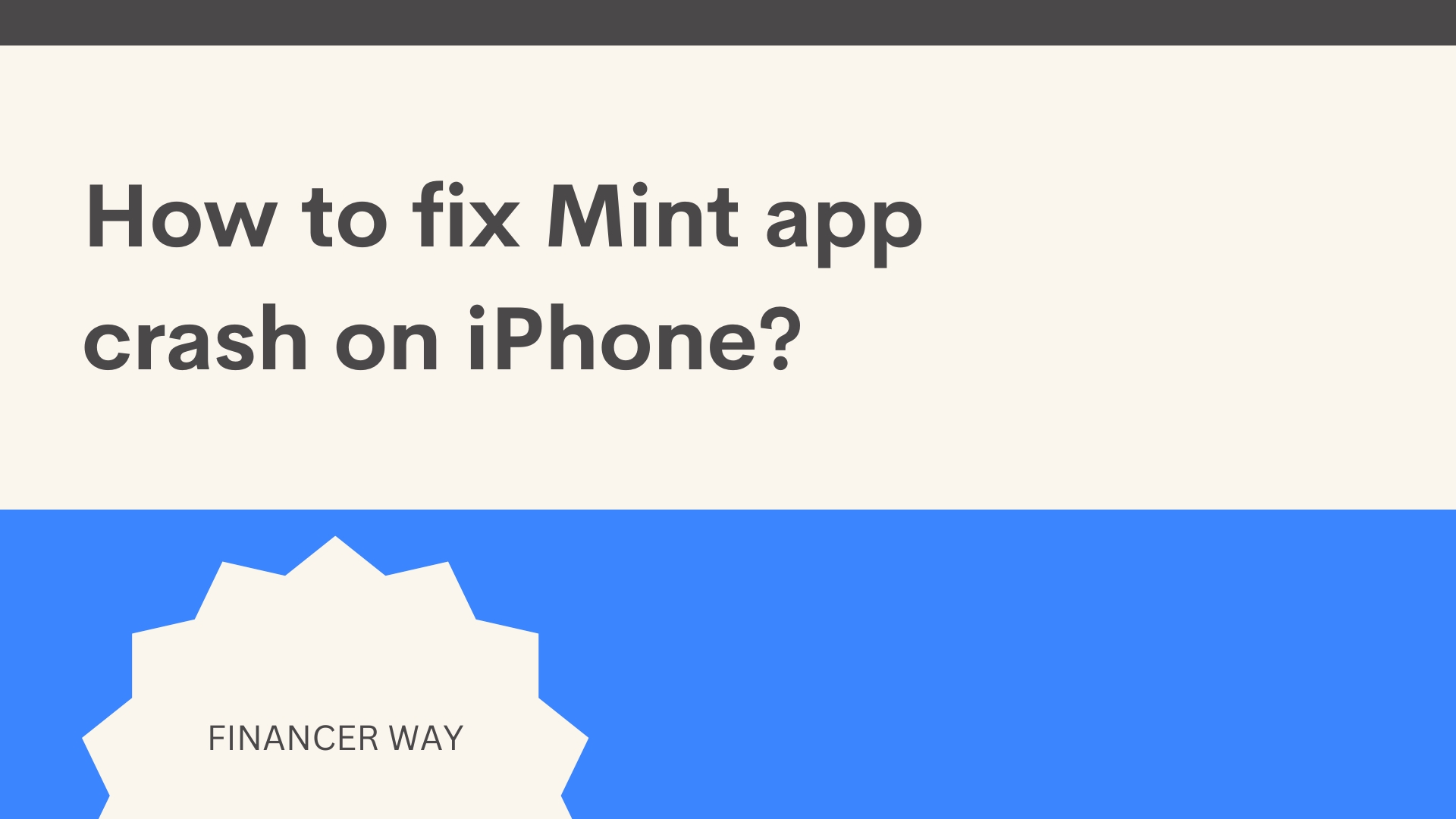 Why Mint App Keeps Crashing on iPhone