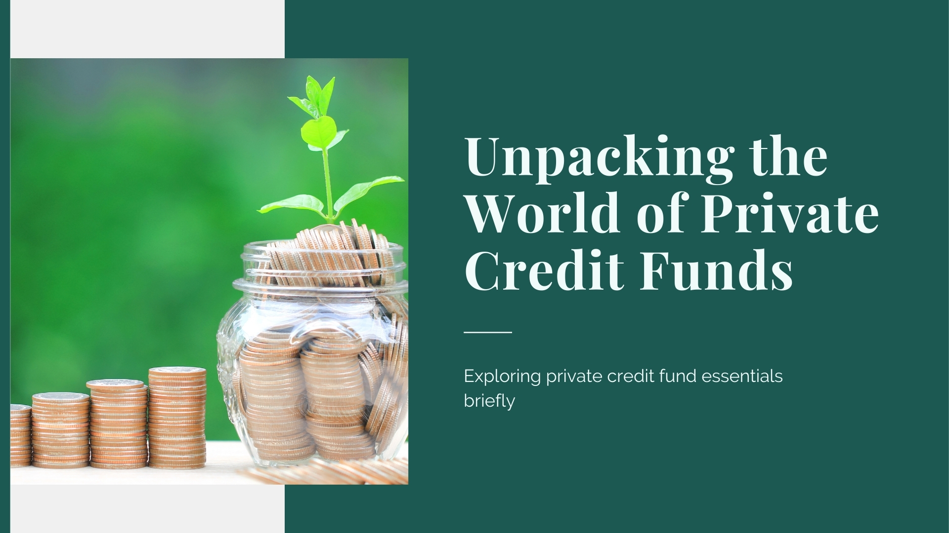 Are Private Credit Funds a Good Investment