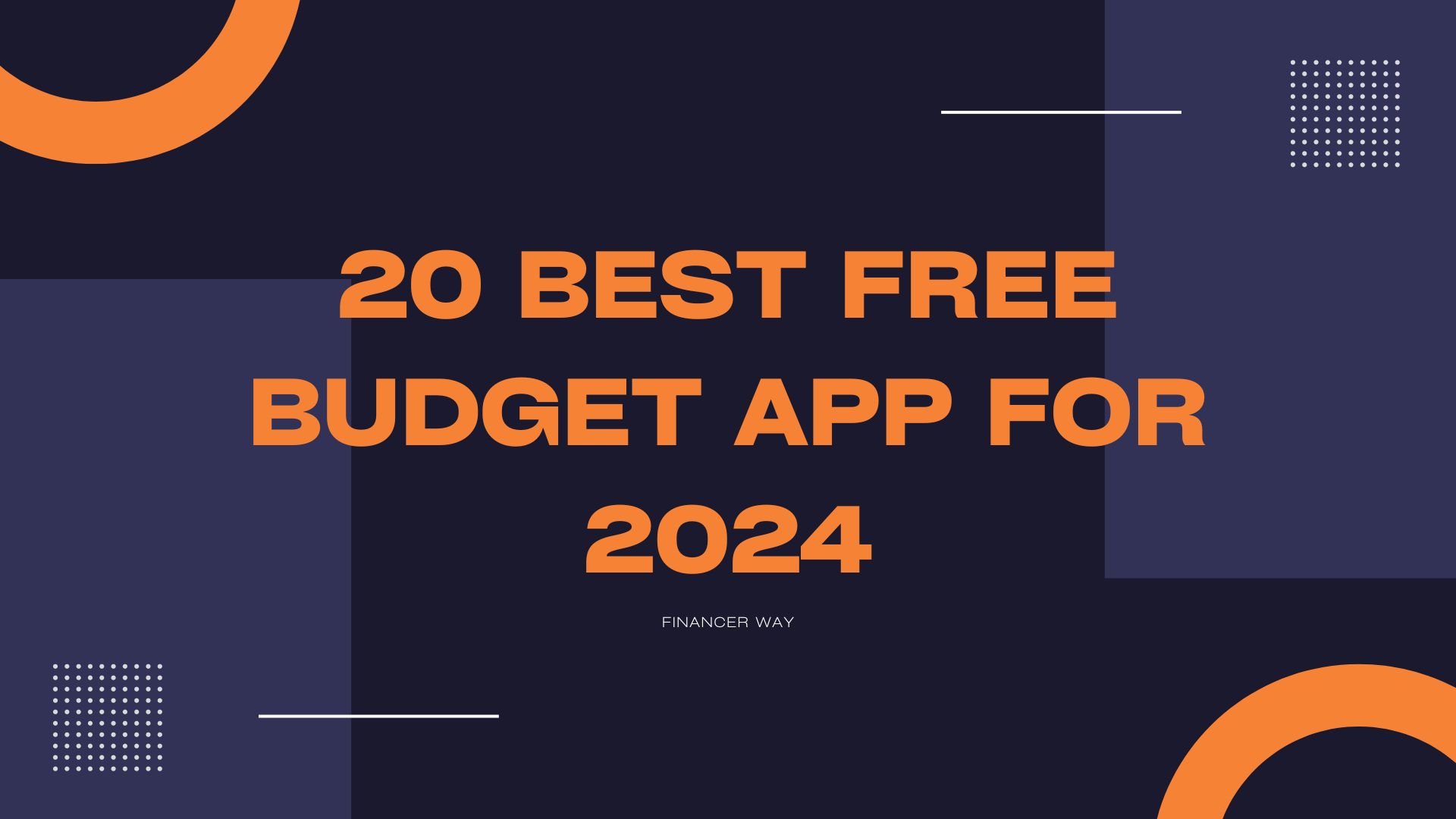 20 best free budget app for 2024